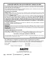Preview for 54 page of Sanyo DP47840 Owner'S Manual