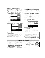 Preview for 14 page of Sanyo DS2722 DS27225 Owner'S Manual