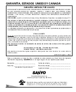 Preview for 34 page of Sanyo DS27224 Owner'S Manual