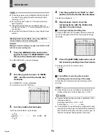 Preview for 76 page of Sanyo DSR-3709 Instruction Manual