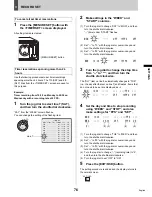 Preview for 77 page of Sanyo DSR-3709 Instruction Manual