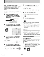 Preview for 78 page of Sanyo DSR-3709 Instruction Manual