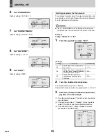 Preview for 96 page of Sanyo DSR-3709 Instruction Manual