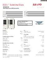 Sanyo ECO-i WCHDX26053 Datasheet preview