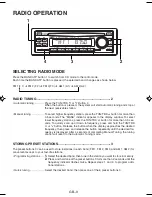 Preview for 10 page of Sanyo FXD-780RDS Operating Instructions Manual