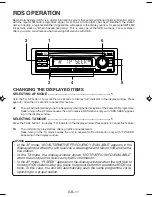 Preview for 12 page of Sanyo FXD-780RDS Operating Instructions Manual