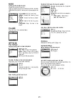 Preview for 21 page of Sanyo HDP-M3000 Instruction Manual