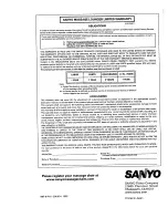 Preview for 20 page of Sanyo HEC-A2500K Instruction Manual