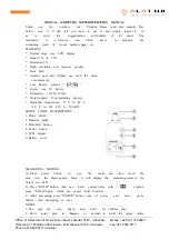 Sanyo MD812 Operation Manual preview