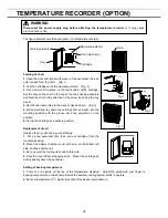 Preview for 39 page of Sanyo MDF-C2156VAN Instruction Manual