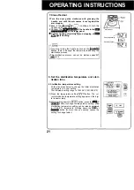 Preview for 22 page of Sanyo MLS-2420U Instruction Manual