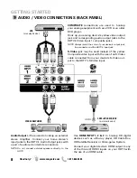 Preview for 8 page of Sanyo NET@ DP47460 Owner'S Manual