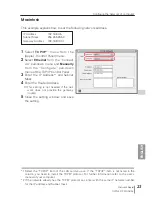 Preview for 23 page of Sanyo Network Board MD13NET Owner'S Manual