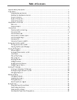 Preview for 2 page of Sanyo PDP-42XS1 Operating Manual