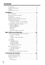 Preview for 4 page of Sanyo PJ-NET ORGANIZER POA-PN10 User Manual