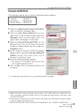 Preview for 21 page of Sanyo PJ-NET ORGANIZER POA-PN10 User Manual