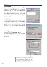 Preview for 70 page of Sanyo PJ-NET ORGANIZER POA-PN10 User Manual