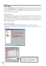 Preview for 72 page of Sanyo PJ-NET ORGANIZER POA-PN10 User Manual