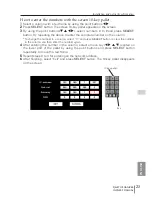 Preview for 21 page of Sanyo PJ-Net Organizer Owner'S Manual