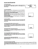 Preview for 12 page of Sanyo PLC-200N Owner'S Manual