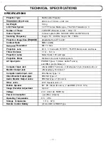 Preview for 51 page of Sanyo PLC-8810E Owner'S Instruction Manual