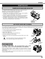 Preview for 51 page of Sanyo PLC-EF12B Owner'S Manual