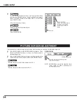 Preview for 34 page of Sanyo PLC-SU31 Owner'S Manual