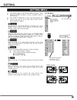 Preview for 35 page of Sanyo PLC-SU31 Owner'S Manual