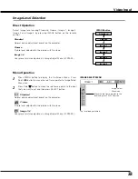 Preview for 33 page of Sanyo plc sw30 - SVGA LCD Projector Owner'S Manual