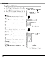 Preview for 34 page of Sanyo plc sw30 - SVGA LCD Projector Owner'S Manual