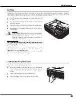 Preview for 43 page of Sanyo plc sw30 - SVGA LCD Projector Owner'S Manual