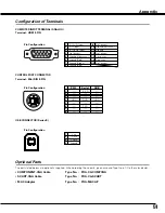 Preview for 51 page of Sanyo plc sw30 - SVGA LCD Projector Owner'S Manual