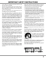 Preview for 3 page of Sanyo PLC-XP20 Owner'S Instruction Manual