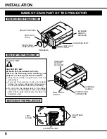 Preview for 6 page of Sanyo PLC-XP20 Owner'S Instruction Manual