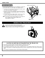 Preview for 8 page of Sanyo PLC-XP20 Owner'S Instruction Manual