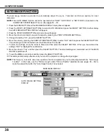 Preview for 38 page of Sanyo PLC-XP20 Owner'S Instruction Manual