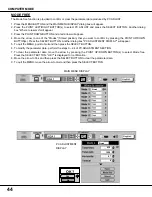 Preview for 44 page of Sanyo PLC-XP20 Owner'S Instruction Manual