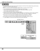Preview for 48 page of Sanyo PLC-XP20 Owner'S Instruction Manual
