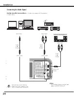 Preview for 24 page of Sanyo PLC--XP200L Owner'S Manual