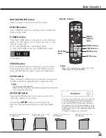 Preview for 33 page of Sanyo PLC--XP200L Owner'S Manual