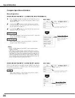 Preview for 36 page of Sanyo PLC--XP200L Owner'S Manual