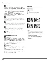 Preview for 44 page of Sanyo PLC--XP200L Owner'S Manual