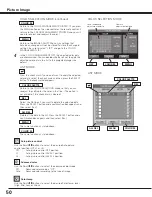 Preview for 50 page of Sanyo PLC--XP200L Owner'S Manual