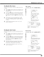 Preview for 63 page of Sanyo PLC--XP200L Owner'S Manual