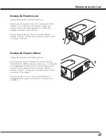 Preview for 67 page of Sanyo PLC--XP200L Owner'S Manual