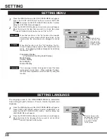 Preview for 38 page of Sanyo PLC-XR70N - 70" Rear Projection TV Owner'S Manual