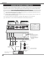 Preview for 40 page of Sanyo PLC-XR70N - 70" Rear Projection TV Owner'S Manual