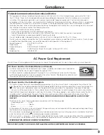 Preview for 9 page of Sanyo PLC XT35L - XGA LCD Projector Owner'S Manual