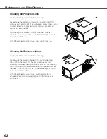 Preview for 62 page of Sanyo PLC XT35L - XGA LCD Projector Owner'S Manual