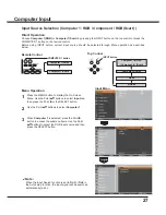 Preview for 27 page of Sanyo PLC-XU300A Owner'S Manual